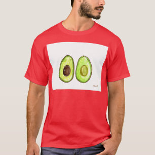 Avocado Aquarellmalerei Classic TShirt