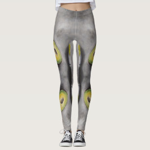 Avocado Art Modern Still Life Frühstück Helthy Fat Leggings
