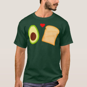 Avocado auf der Toast-Liebe T-Shirt
