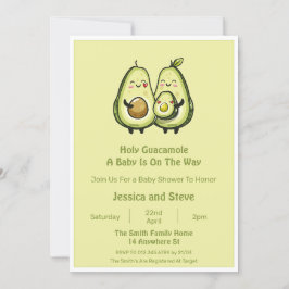 Avocado Baby Dusche Einladung
