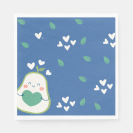 Avocado Baby Shower, Baby Boy, Niedlich Avocado Serviette