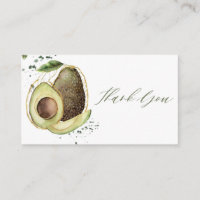 Avocado Babydusche Vielen Dank Karte