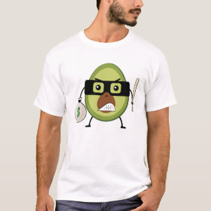Avocado-Bandit - Lustige Charakter-Illustration T-Shirt