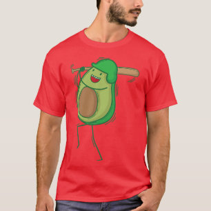 Avocado Baseball T-Shirt