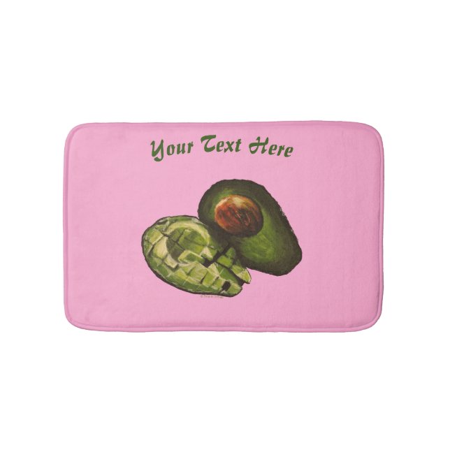 Avocado Bath Mat - Persönlichkeitsoption Badematte (Vorderseite)