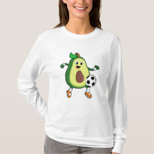 Avocado beim Fußball-Sport T-Shirt