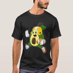 Avocado beim Fußballsport T-Shirt