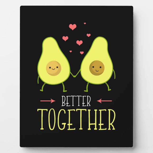 Avocado Better Together Fotoplatte (Vorderseite)