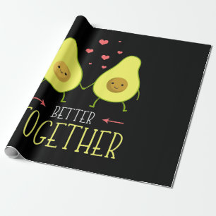 Avocado Better Together Geschenkpapier
