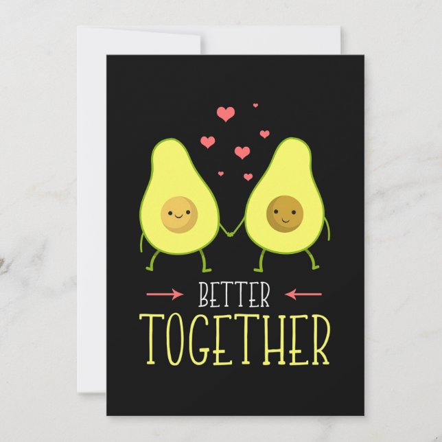 Avocado Better Together Save The Date (Vorderseite)