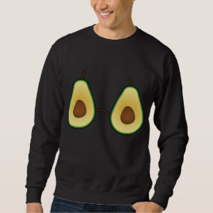 Avocado Bra Kostüm Niedlich leicht Fruchtsaft Hall Sweatshirt