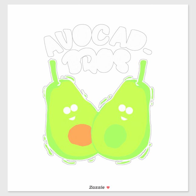 Avocado Brother Aufkleber (Blatt)