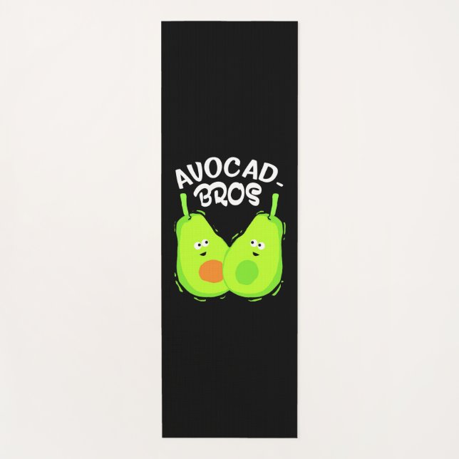 Avocado Brother Yogamatte (Vorderseite)