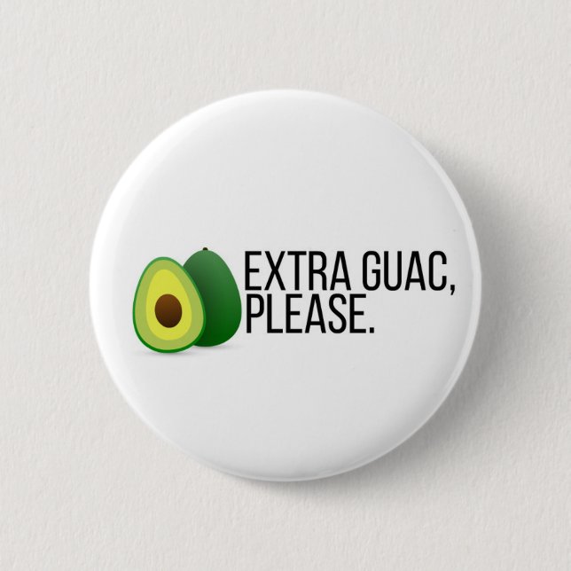 Avocado-Button Button (Vorderseite)