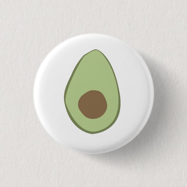 Avocado-Button Button (Vorderseite)