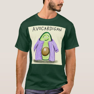 Avocado Cardigan Tagesdoodle-Design T-Shirt