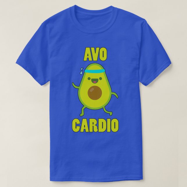 Avocado Cardio Gym Sport Training Geschenk Idee 2 T-Shirt (Design vorne)