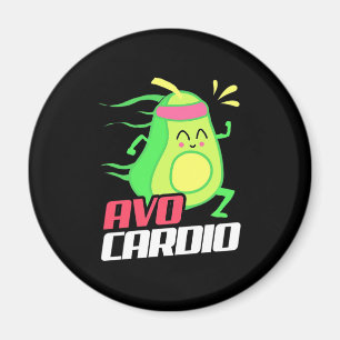 Avocado Cardio Übung Magnet