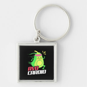 Avocado Cardio Übung Schlüsselanhänger