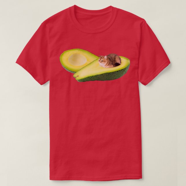 Avocado Cat 6 T-Shirt (Design vorne)