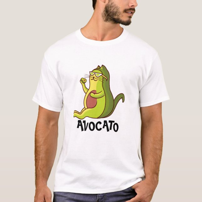 Avocado Cat T-Shirt (Vorderseite)