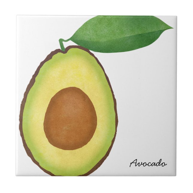 Avocado Ceramic Tile Fliese (Vorderseite)