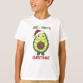 Avocado Christmas Lights Funny Avocados T-Shirt