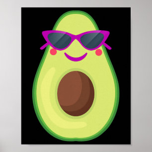 Avocado Costume Funny Halloween für Frauen Guacamo Poster