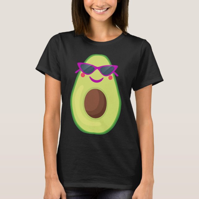 Avocado Costume Funny Halloween für Frauen Guacamo T-Shirt (Vorderseite)