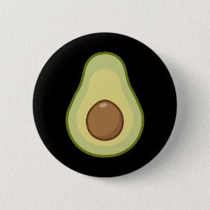 Avocado Costume - Halloween Vegan Button