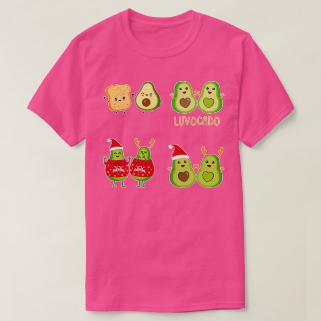 Avocado Couples Niedlich Classic TShirt (Design vorne)