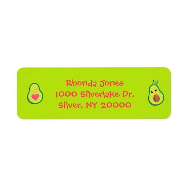 Avocado Cuddles Pink und Green (Vorne)