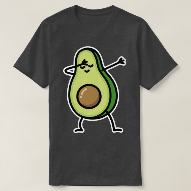 Avocado dab dabbing Klassisches TShirt (Design vorne)