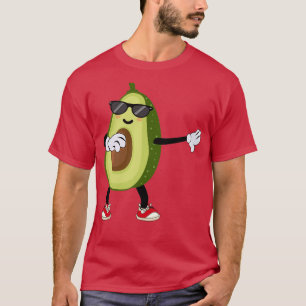 Avocado Dabbing Tanzsonnenbrille Clipart T-Shirt