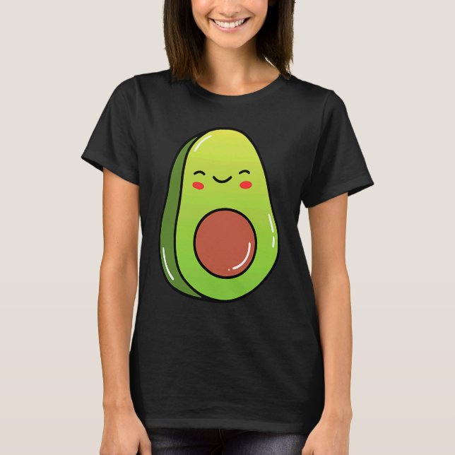 Avocado Dancing Vegetables For Babies And Toddlers T-Shirt (Vorderseite)