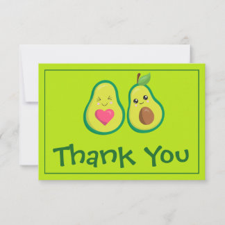Avocado danken Ihnen Dankeskarte
