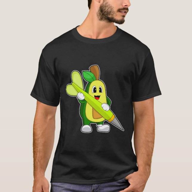 Avocado Darts Dart T-Shirt (Vorderseite)