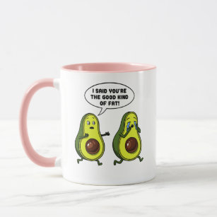 Avocado der gute feine Vegane Witz Tasse