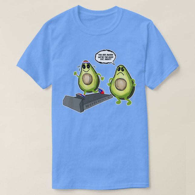 Avocado der gute Fett 1 T-Shirt (Design vorne)