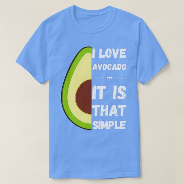 Avocado-Design17 T-Shirt (Design vorne)