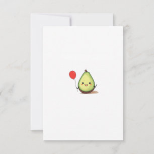 Avocado-Design, Avocado-Thema Dankeskarte