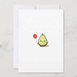 Avocado-Design, Avocado-Thema Einladung