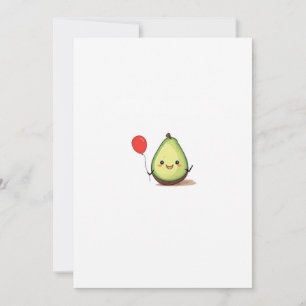 Avocado-Design, Avocado-Thema Einladung