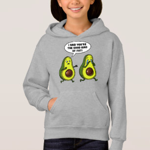 Avocado die gute Art des fetten lustigen veganen Hoodie