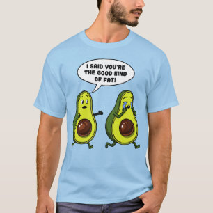 Avocado die gute Art des fetten lustigen veganen T-Shirt