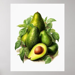 AVOCADO druckbar Poster