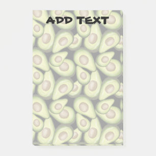 "Avocado" drucken, um aufzulisten, Hinweise Post-it Klebezettel