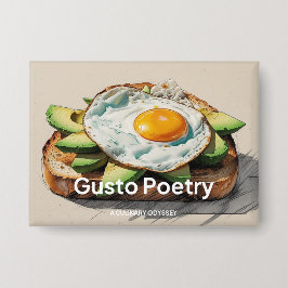 Avocado & Egg Toast Gusto Poesie Button