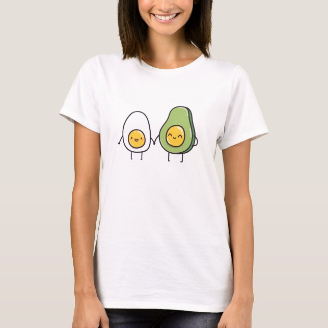 Avocado-Ei T-Shirt (Vorderseite)