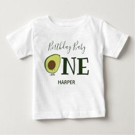 Avocado Erster Geburtstag Baby T-shirt